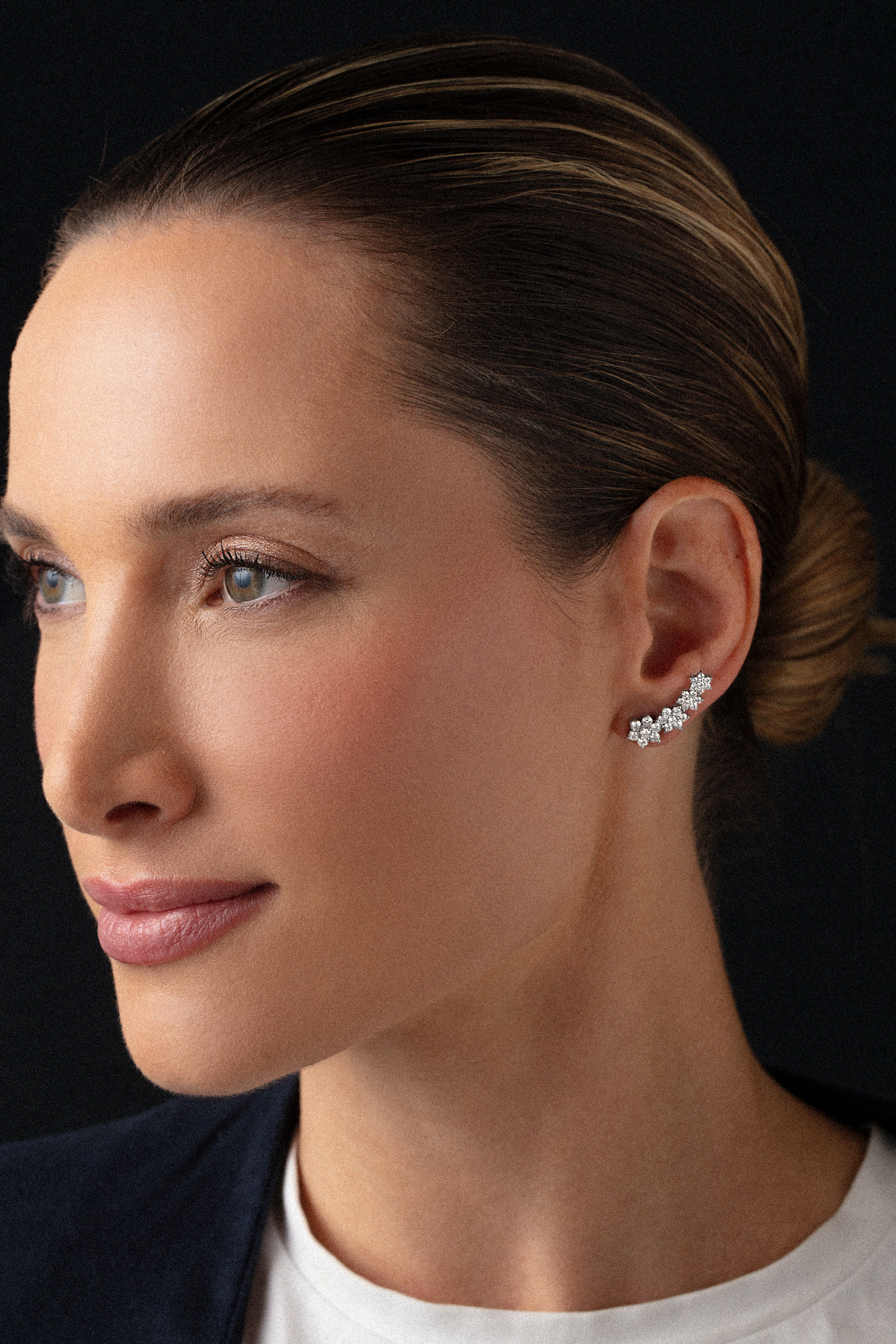 Brinco Ear Cuff Flores