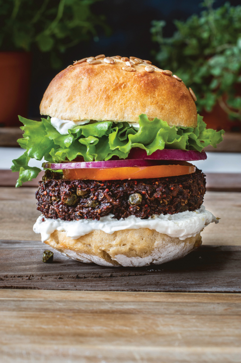 The Mega Quinoa Burger