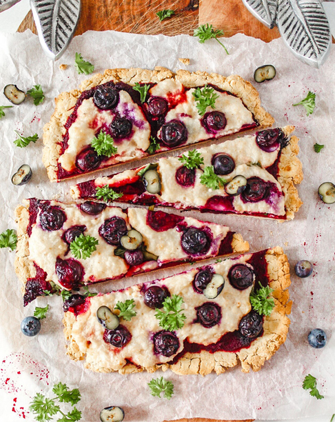 Blueberry & Beet Pizza