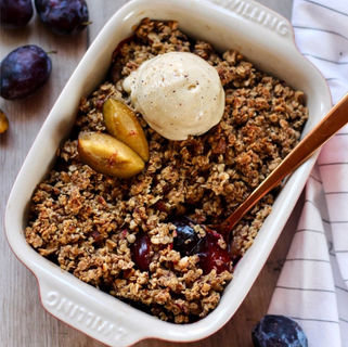 Plum Crumble
