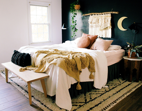 The Creative Sanctuary: Embracing Natural Elements and Original Design