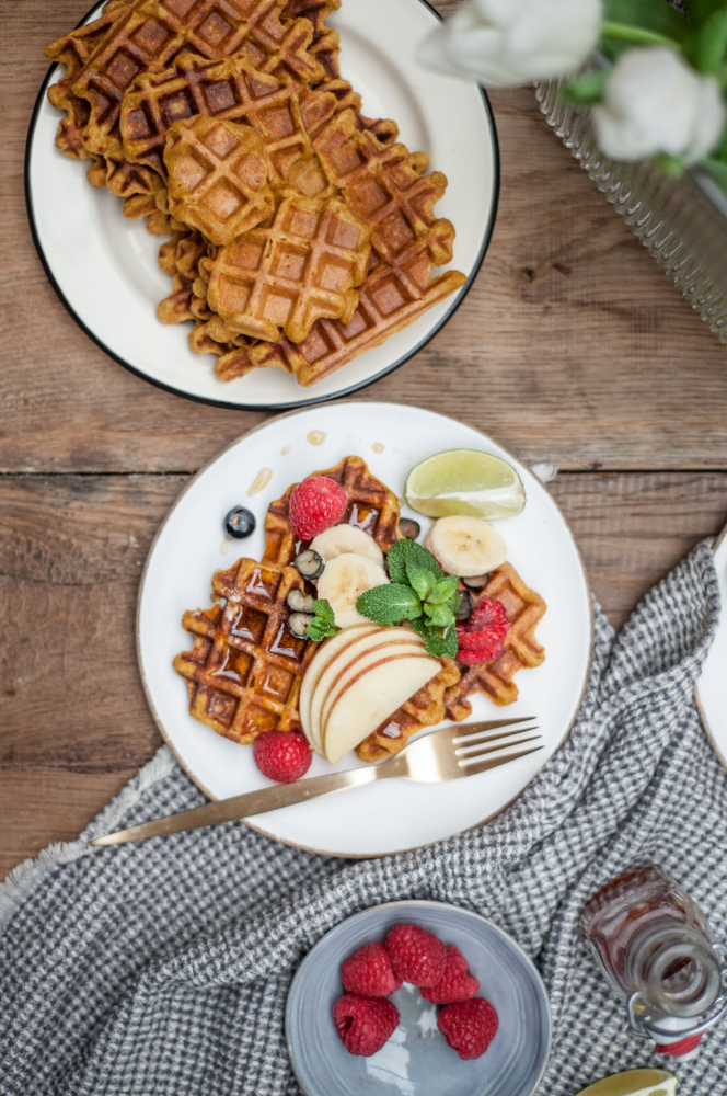 Vegan Sweet Potato Waffles