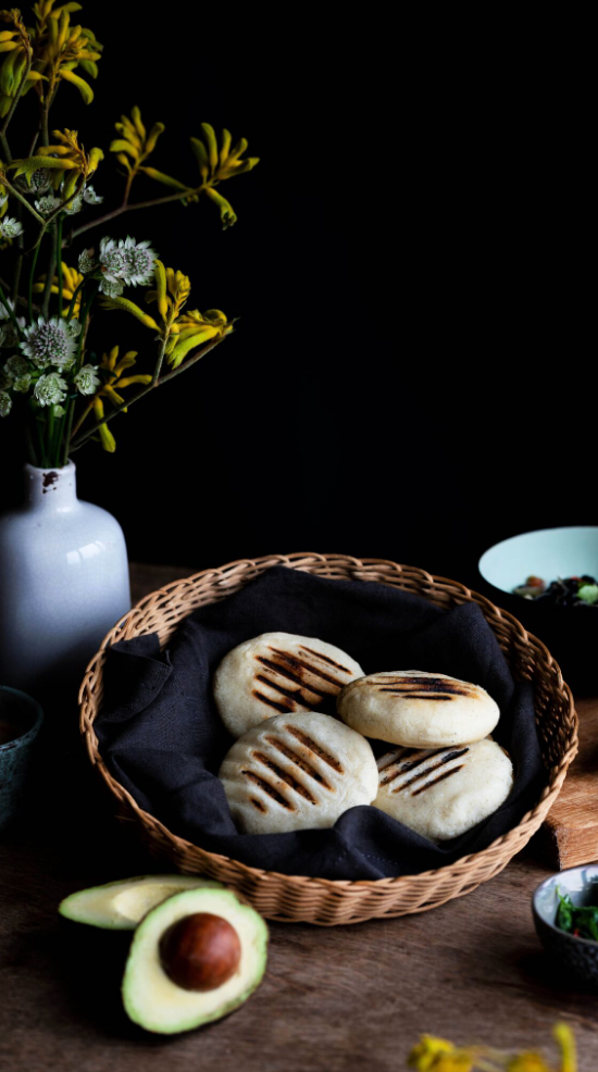 vegan arepas
