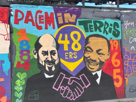 Friends of MLK Mural on 5th Street, Davenport, Iowa