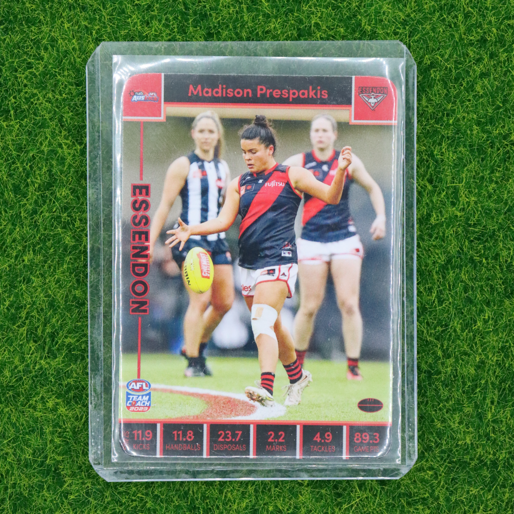 Team Coach AFLW 2024 Aus Kick Exclusive Cards Base Set Madison Prespakis