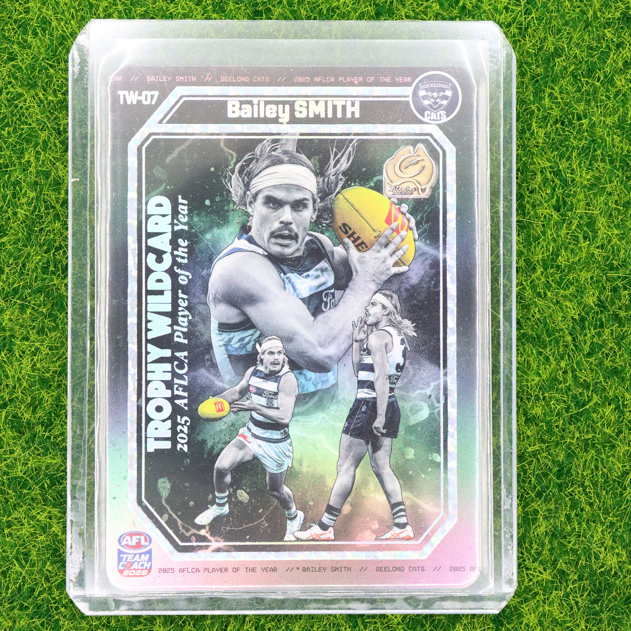 Team Coach AFL 2026 Geelong Cats Bailey Smith Trophy Wild Card Card TW-07