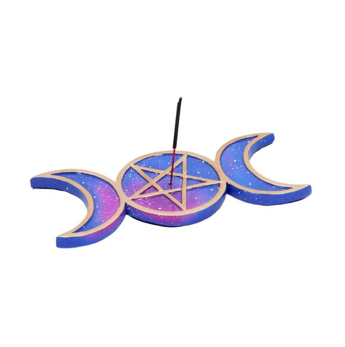 Triple Moon Incense Burner 21.5cm