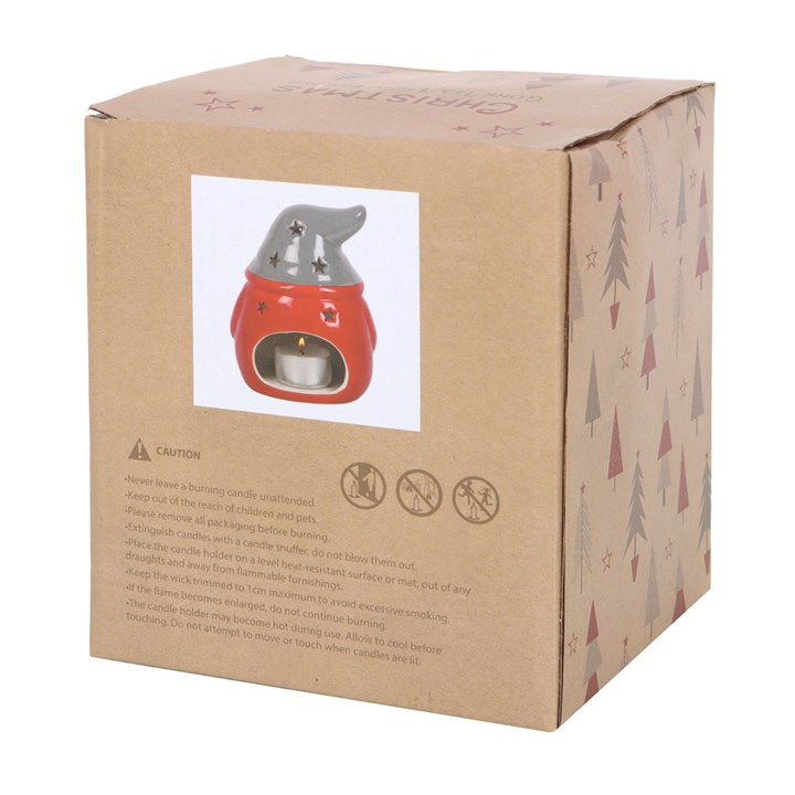 Thumbnail: Red and Grey Gonk Tealight Holder