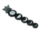 Ashcatcher Moon Phases Incense Holder