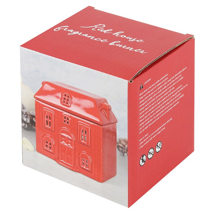 Thumbnail: Red Ceramic House Oil Burner
