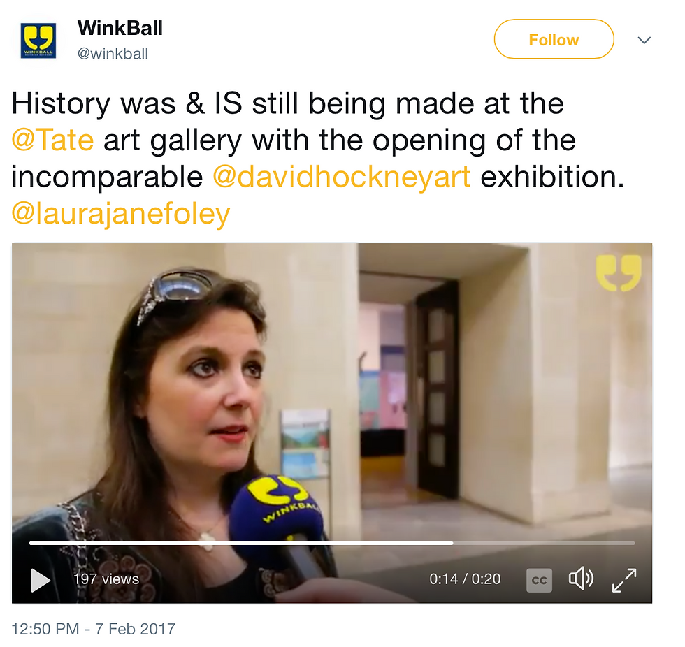 Interview about David Hockney