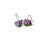 Thumbnail: Egg Waffle Earrings - Purple