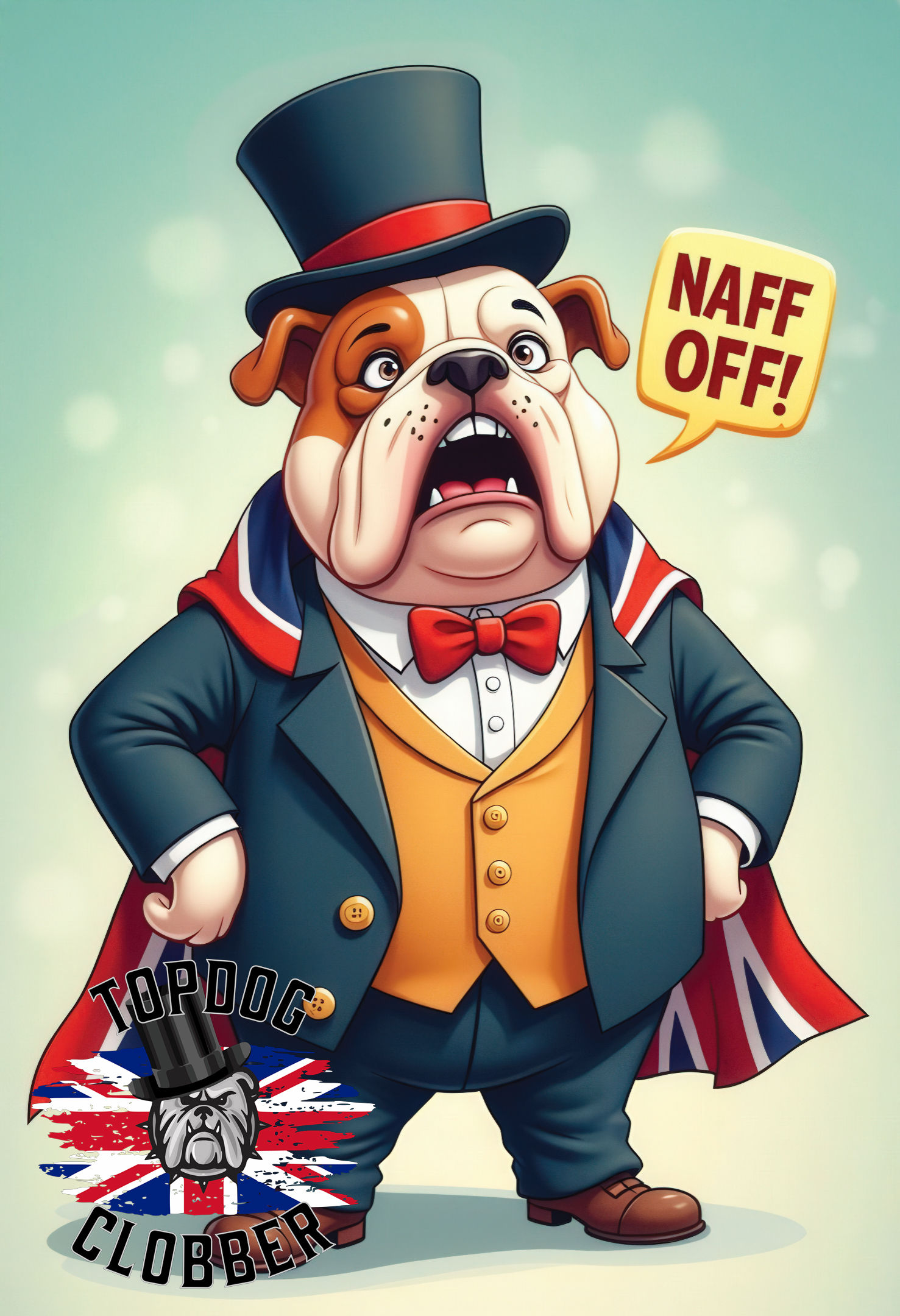 British Bulldog Poster - Instant Digital Download