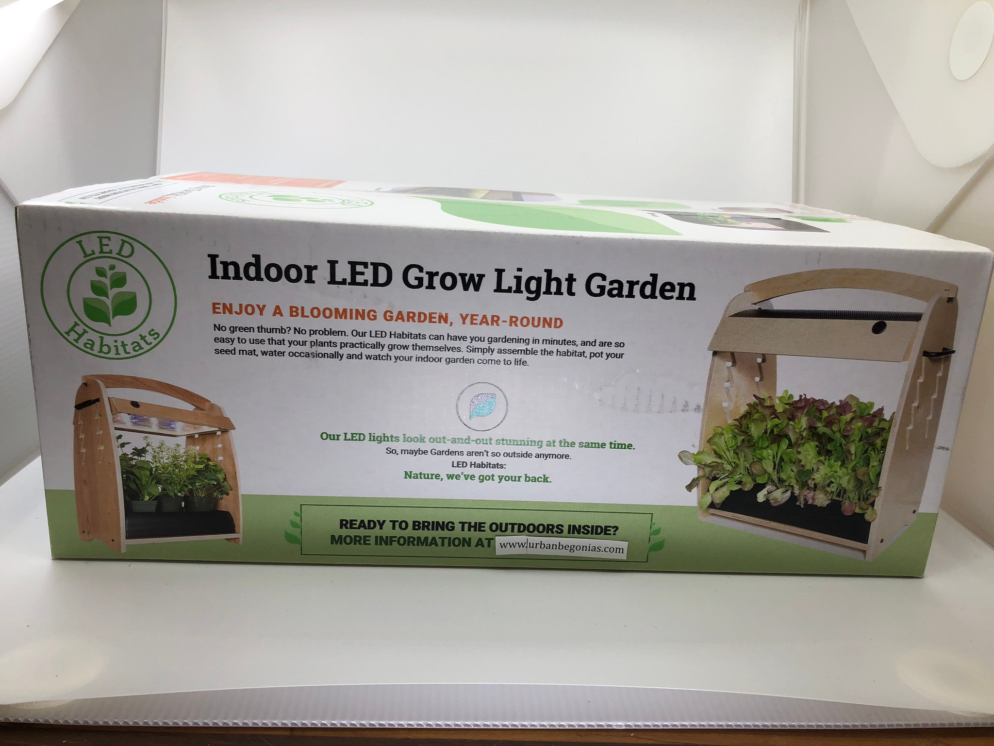 Led Grow Light Indoor Garden Urban Begonias