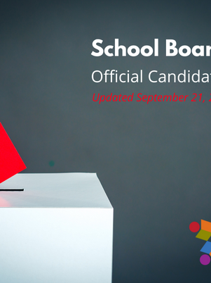 Official School Board Candidate List Released