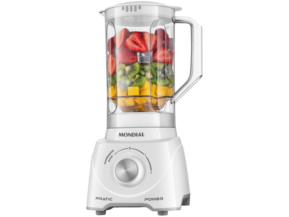 Mondial Pratic Power L-97-W Blender, 2 Speeds + Pulse Function, 550 W, White-110