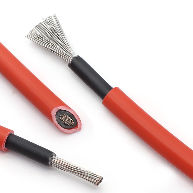 Miniatura: Solar Cable 10mm2/6mm2/4mm2/ 2.5mm2 8/10/12/14AWG Black or Red Solar PVC Insulat