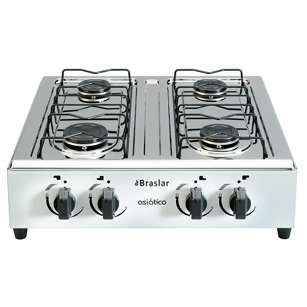 Miniatura: Portable Table Gas Cooker 4 Bocas Braslar Bivolt