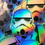 Thumbnail: Holographic Stormtrooper Helmet Sticker
