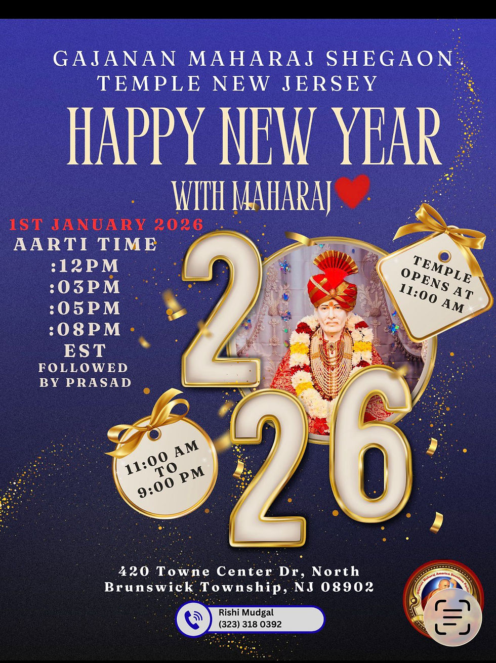 New Year with Shri Gajanan Maharaj