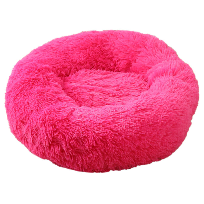 Thumbnail: Dropshipping Multiple Color Dog Cat Pet Bed Soft Warming Plush Kennel Houses