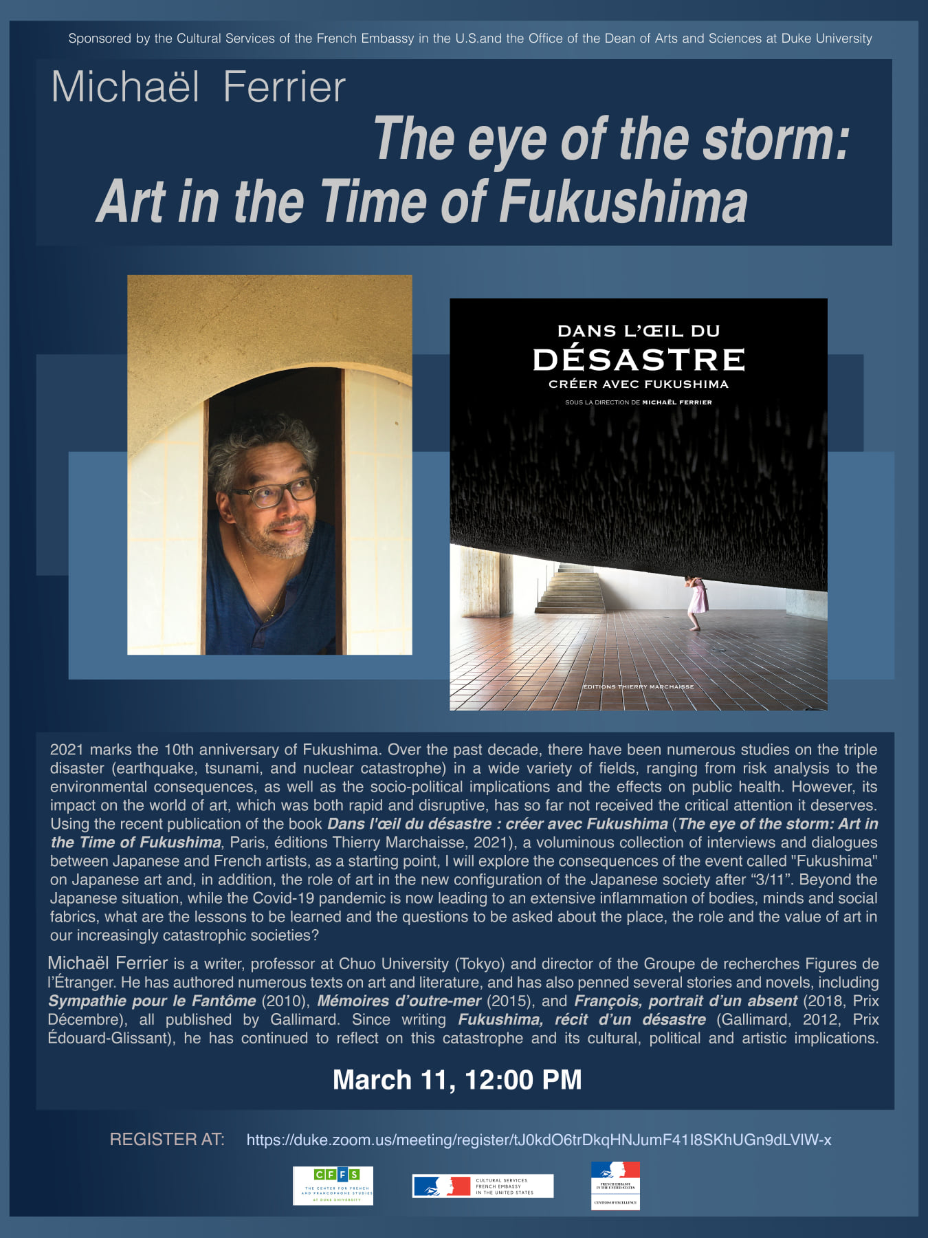 M. Ferrier at Duke Univ.: The Eye of The storm