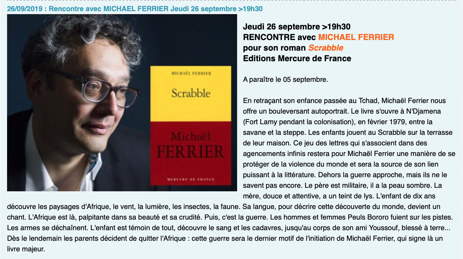 La Boîte à Livres, Tours