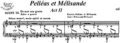 Debussy, Pelléas et Mélisande, Acte 2, scène 3