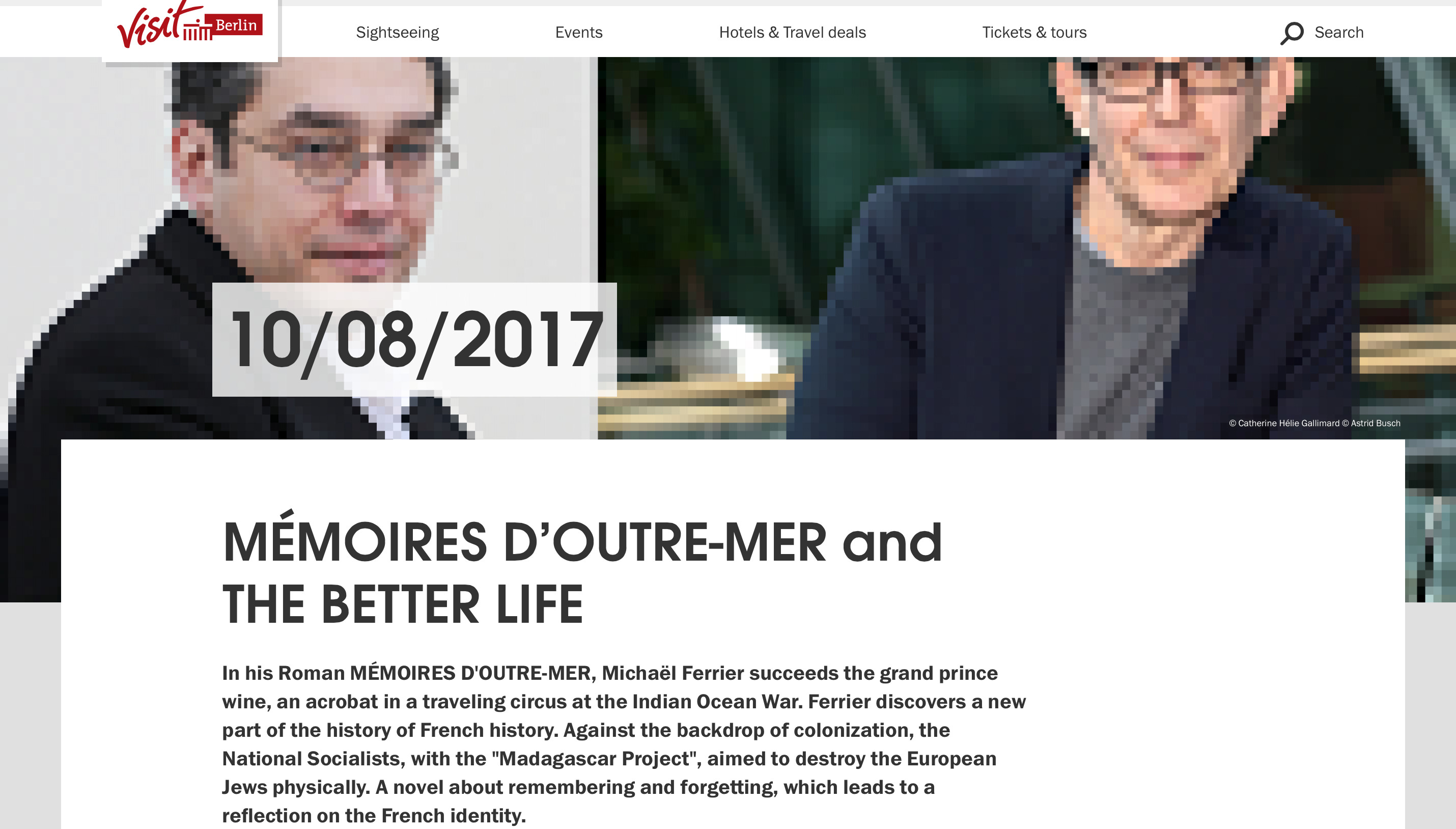 M. Ferrier in Berlin
