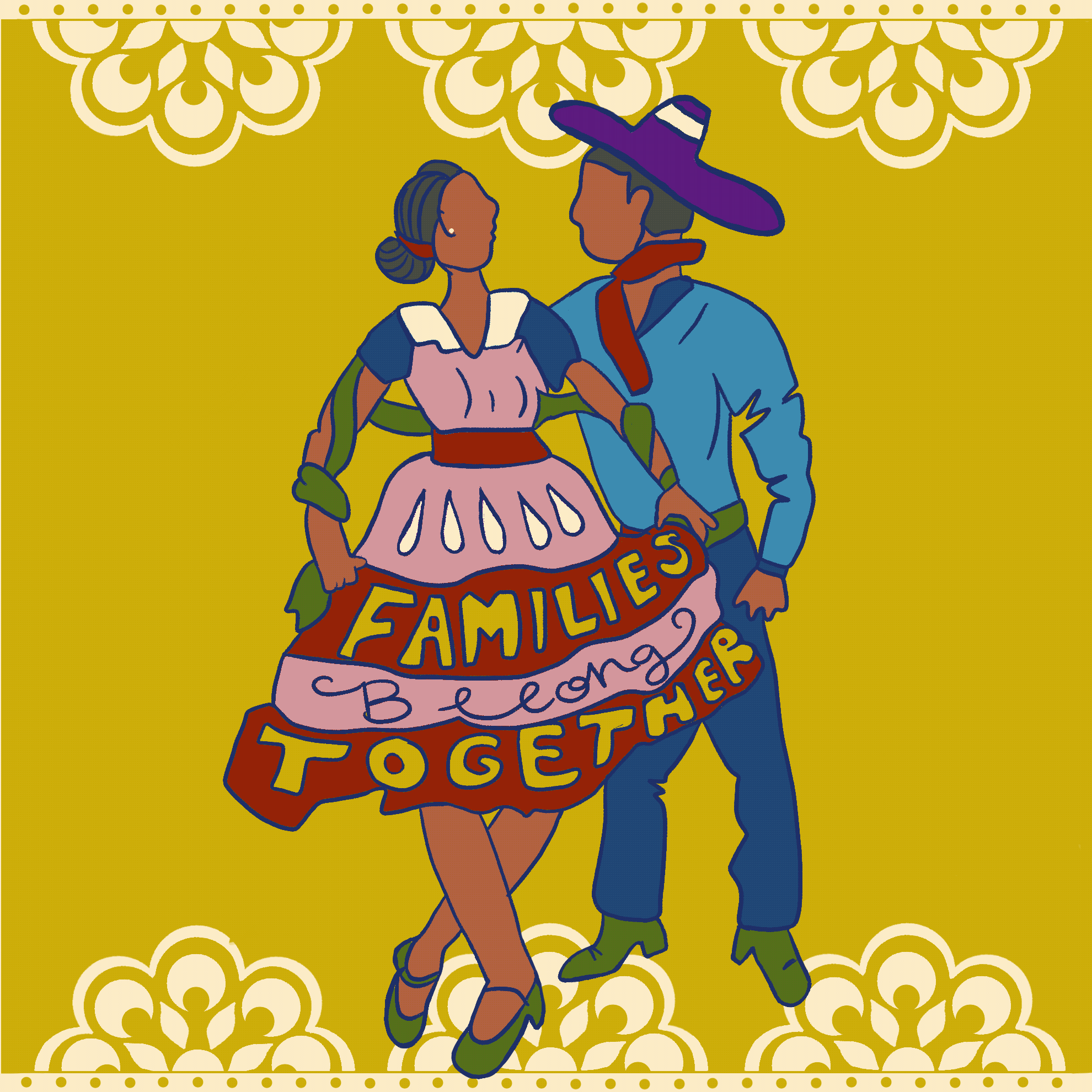 Families Belong Together animated gif