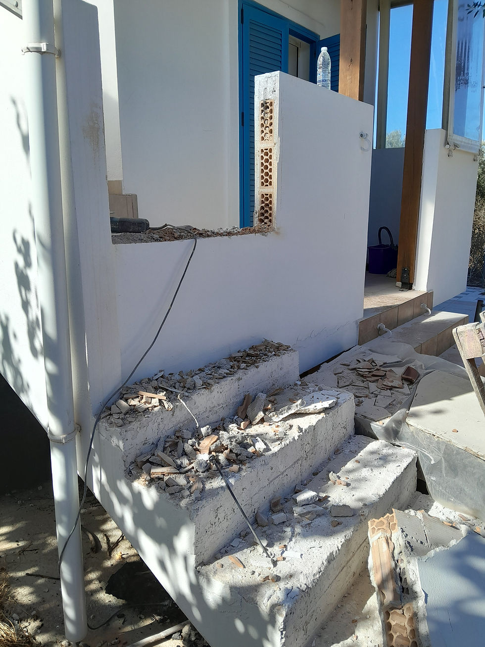 WALL OPENING + TILING
