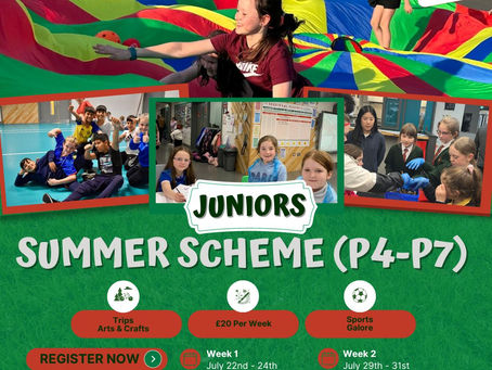 YMCA Summer Scheme Juniors 2024