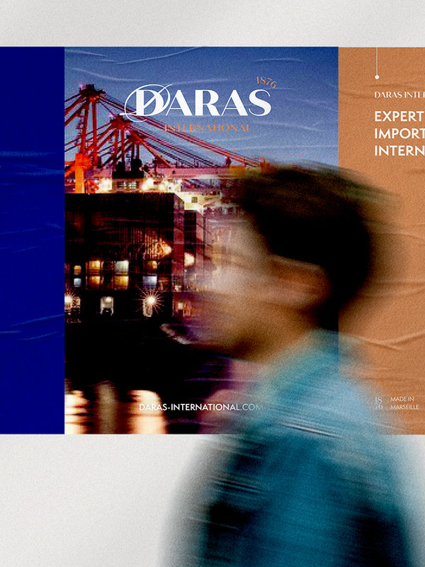 Daras Internationnal - Accompagnement globale - Direction de création - Stratégie de marque - Branding - Webdesign - Support de communication multi-supports