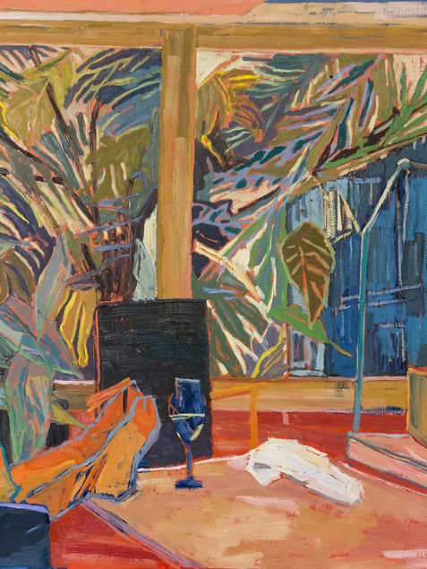 nk23_Wine and orange socks 2023 oil on polyester 137 x 122cm.jpg