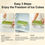 Thumbnail: Rotate Press Ice Cube Mold Storage Box with Lid Silicone Mold Ice Cube Tray 