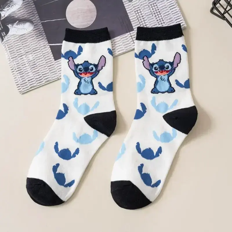 Thumbnail: Stitch Disney Anime Lilo & Stitch Dolls Boys Girls Socks Gift