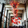 Miniatura: Hotel Wall Art 100% Hand Blown Murano Glass Plates Design Hanging Wall Light