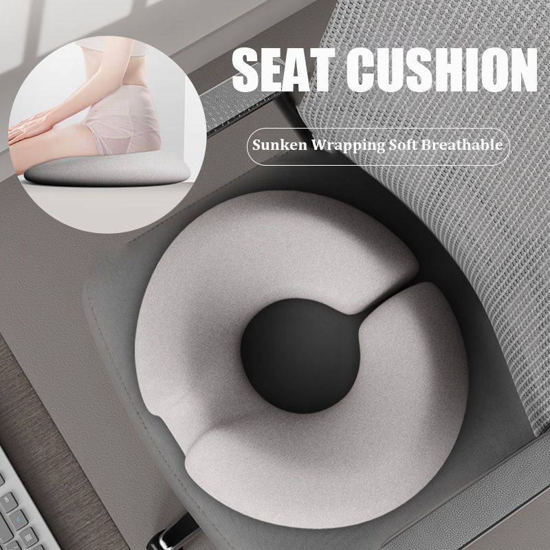 Seat Cushion Ergonomically Designed Chair Pillow Pad Orthopedic Hip Cushion