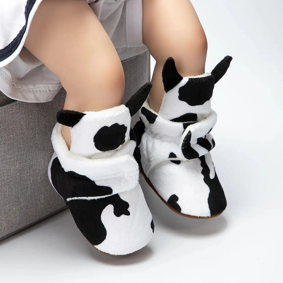 Hình thu nhỏ: Newborn Baby Boy Girl Soft Fleece Booties Infant Slippers Socks Shoes