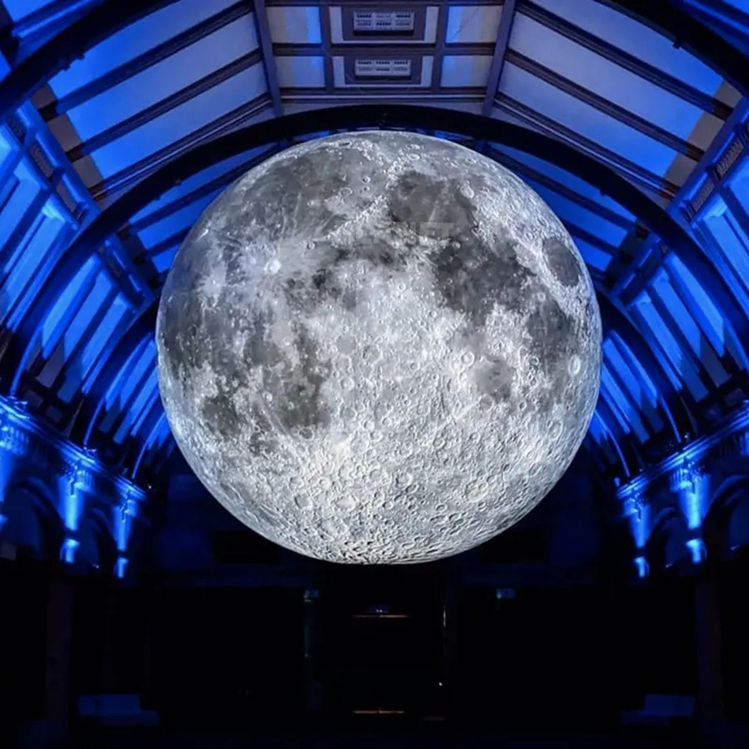 Giant Inflatable Moon Ball With Led Lighting PVC Airtight Planet Party Show