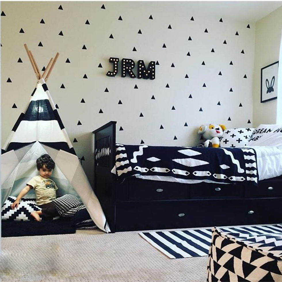 Миниатюра: Triangles Wall Sticker Kids Room 