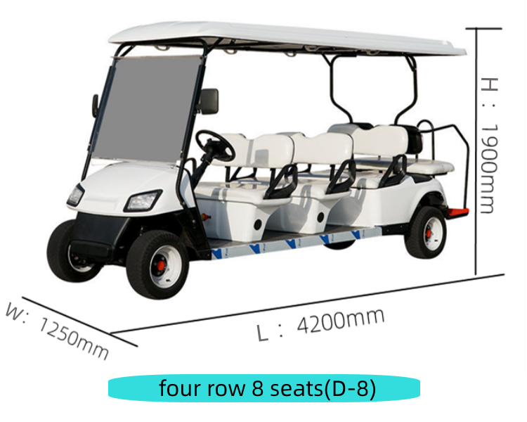 Miniature : Classic Design 2-4 Seat Electric Golf Cart Electric ATV New Energy Vehicle 