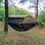 Thumbnail: Camping Mosquito Net Hammocks With Awning Anti-Rollover Tourist Hanging Hammock