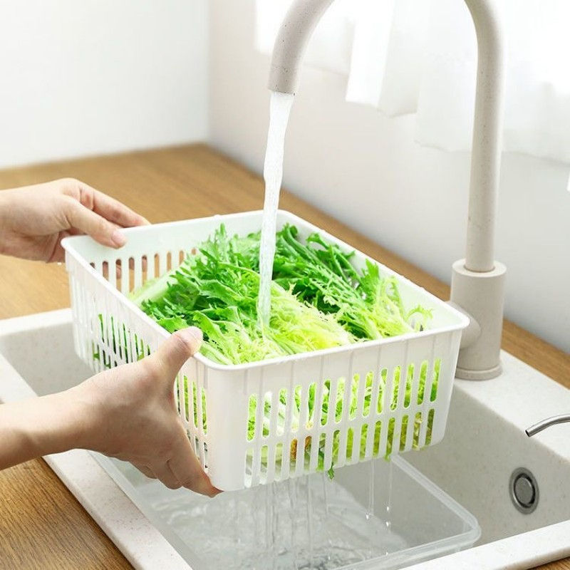 縮圖：Refrigerator Organizer Fridge Storage Box Fresh Vegetable 