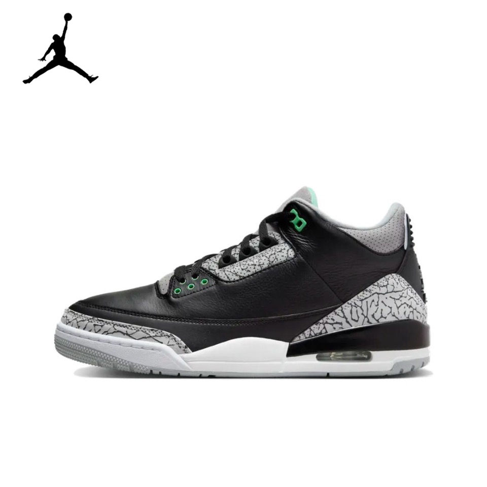 ภาพขนาดย่อ: Original Air Jordan 3 “Black Cement"  Black & White Red Chicago Classic Retro