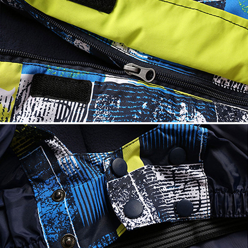 Miniatura: Kids Ski Suit Children Waterproof Snow Set Bib Pants Skiing Snowboarding Jacket