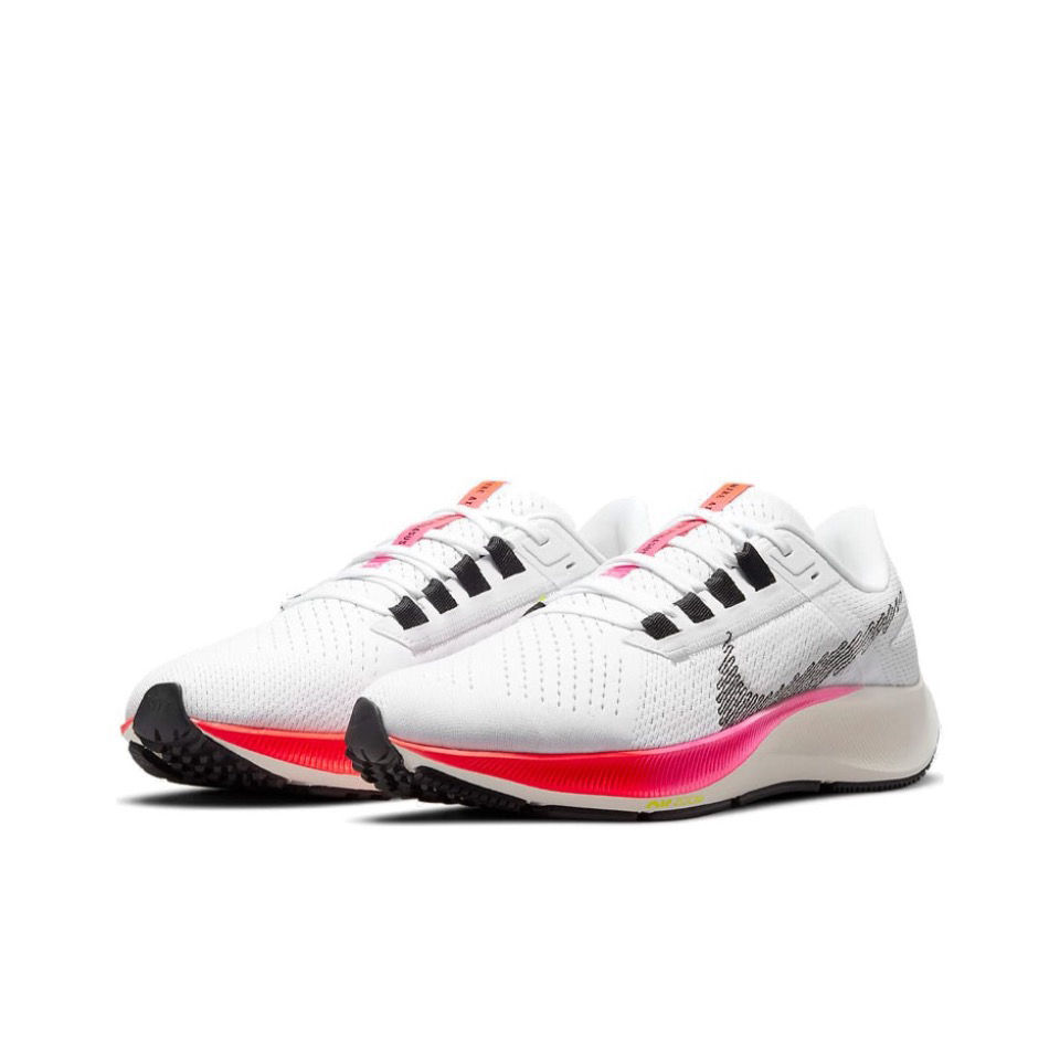 Miniatura: Original Nike Pegasus 38 White Men's Running Professional Breathable Sneakers 