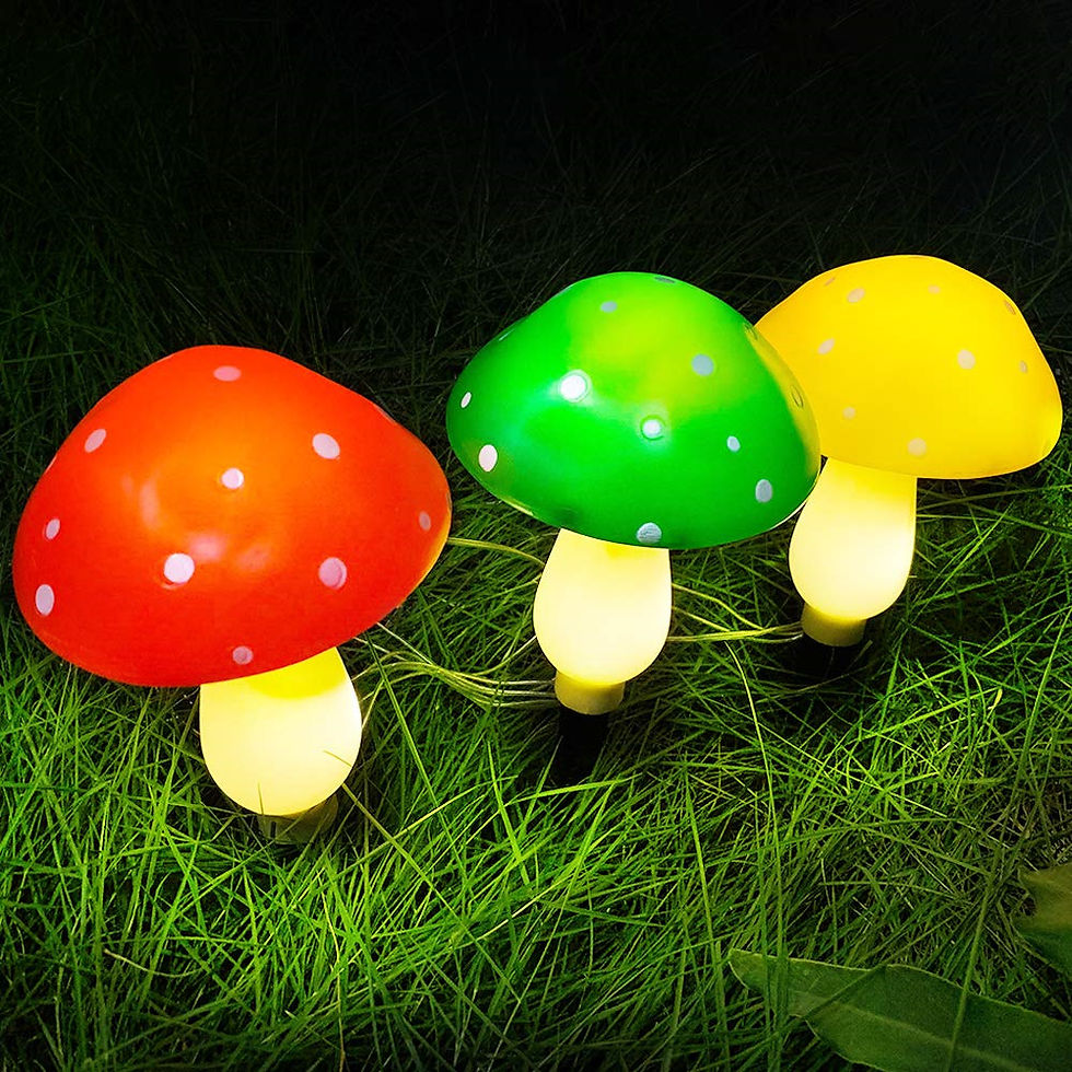 תמונה ממוזערת: Mushroom Light Garden Night Lamp Outdoor Decor Mushroom Lamp Garden
