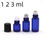 ภาพขนาดย่อ: Wholesale empty blue roll on bottle aromatherapy essential oil roller bottles