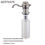 Thumbnail: Kitchen Soap Dispenser Sink Liquid Soap Bottle Hand Wash Soap Dispenser